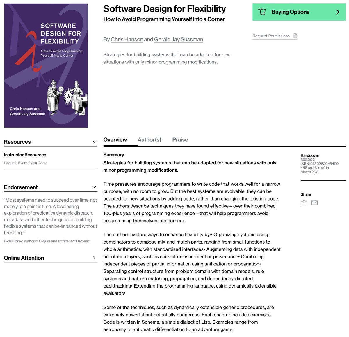 patrickc's tweet photo. Gerry Sussman has a new book!

https://t.co/fuwxLAKhEW https://t.co/xeIwmuqaEc