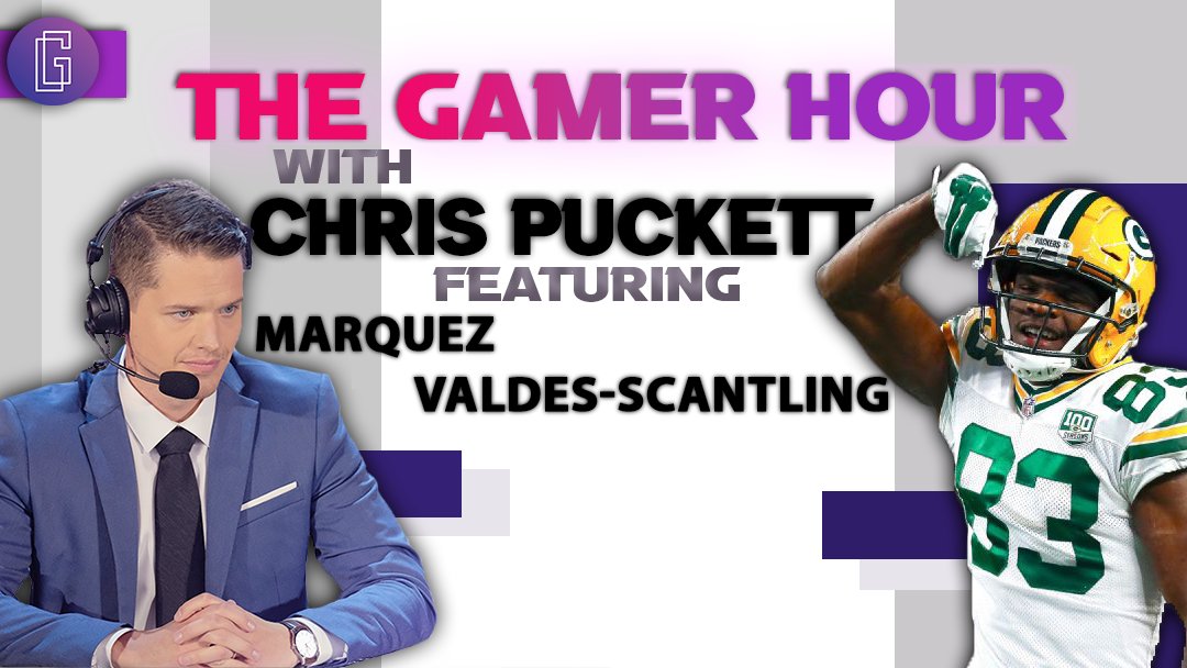 GamerHourShow's tweet photo. Tonight, we're back with another episode! Featuring Marquez Valdes-Scantling (@MVS__11 ), an NFL football player and star RB for the @packers !🏈

He and @MLGPuckett squad up on @CallofDuty #Warzone after learning how Marquez manages to be an active gamer and a football player 👀 https://t.co/HJvZVLSeFV
