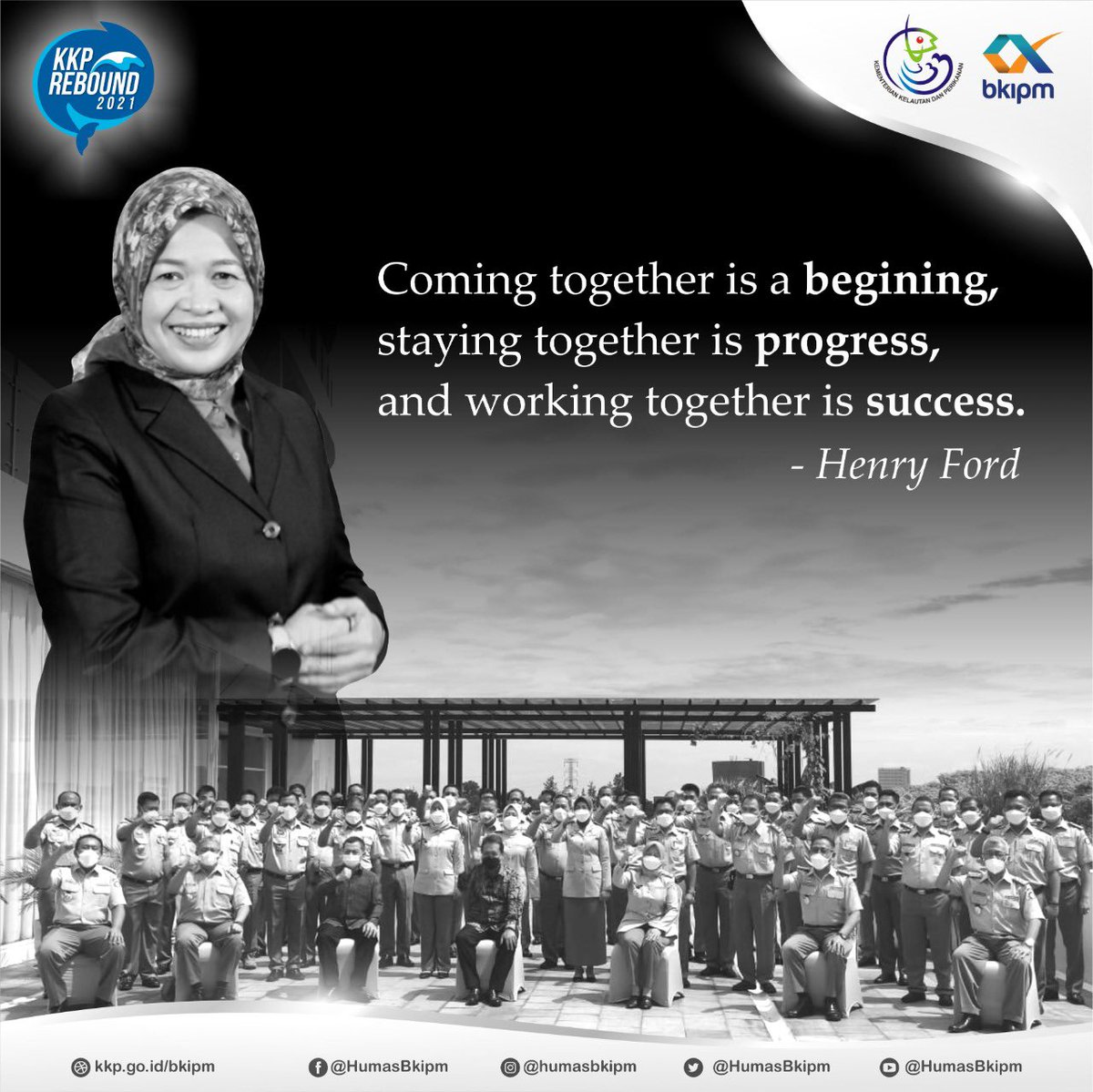 bppmhkp's tweet photo. 5 tahun menjalankan amanat dengan penuh tanggung jawab, semangat, dan gembira dalam kebersamaan. 
Membawa  perubahan dengan bimbingan dan arahan untuk kemajuan. 
Terima kasih ibu @rinajanwar_bkipm telah bersama kami, mewarnai lembaran hari dengan prestasi 😊

#bkipm 
#kkprebound https://t.co/4q1rvTNhqf