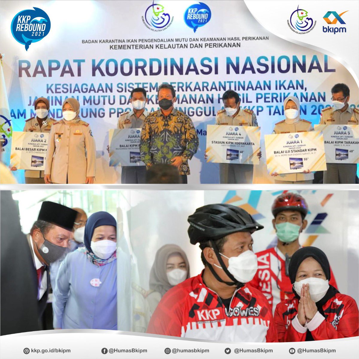 bppmhkp's tweet photo. 5 tahun menjalankan amanat dengan penuh tanggung jawab, semangat, dan gembira dalam kebersamaan. 
Membawa  perubahan dengan bimbingan dan arahan untuk kemajuan. 
Terima kasih ibu @rinajanwar_bkipm telah bersama kami, mewarnai lembaran hari dengan prestasi 😊

#bkipm 
#kkprebound https://t.co/4q1rvTNhqf