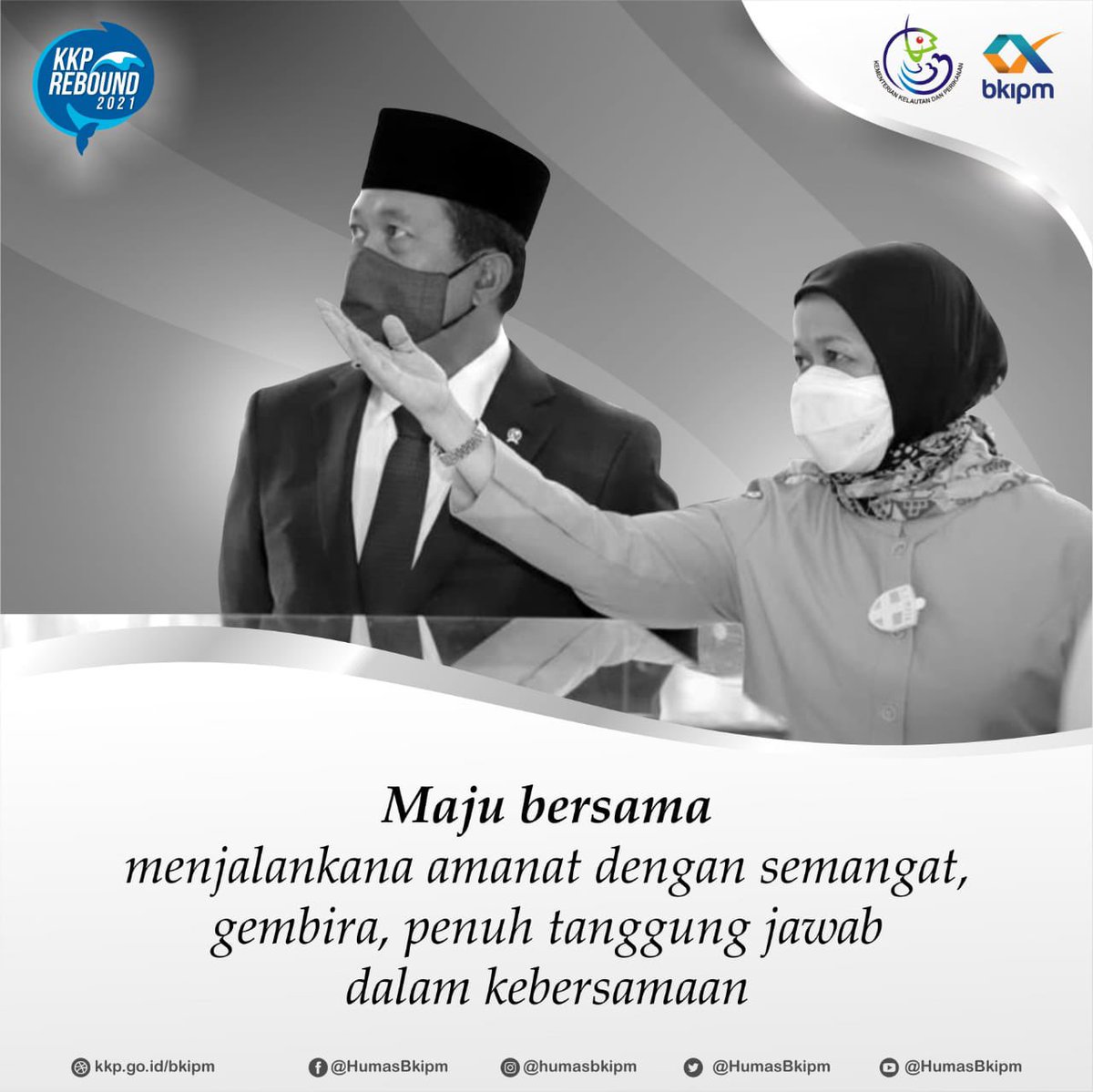 bppmhkp's tweet photo. 5 tahun menjalankan amanat dengan penuh tanggung jawab, semangat, dan gembira dalam kebersamaan. 
Membawa  perubahan dengan bimbingan dan arahan untuk kemajuan. 
Terima kasih ibu @rinajanwar_bkipm telah bersama kami, mewarnai lembaran hari dengan prestasi 😊

#bkipm 
#kkprebound https://t.co/4q1rvTNhqf