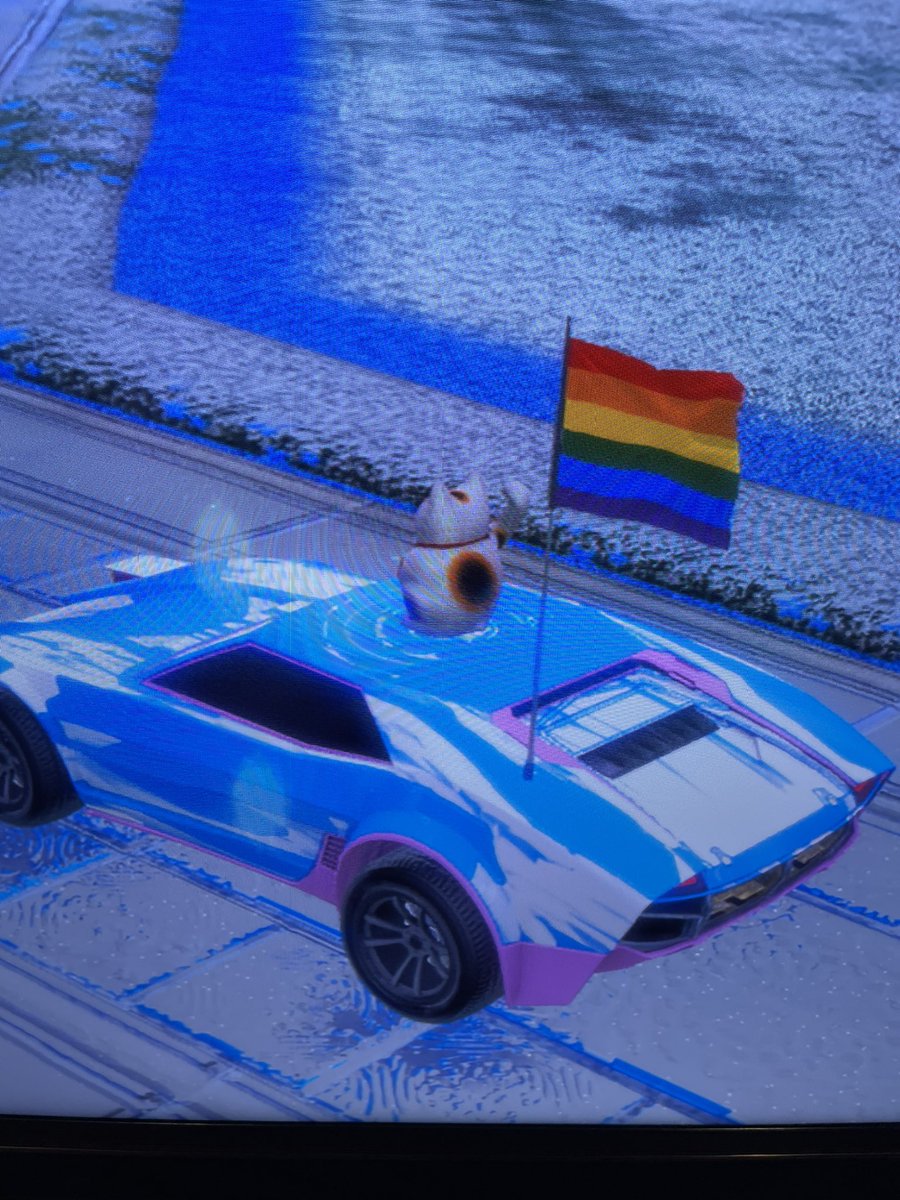 TorreySmithWR's tweet photo. My son designed this car and picked this flag because he liked the colors. He asked what it stood for and we had our first conversation about the LGBTQ community. After a great conversation about what it means the message was simple. Treat everyone the same. https://t.co/3zqCtQrDz1