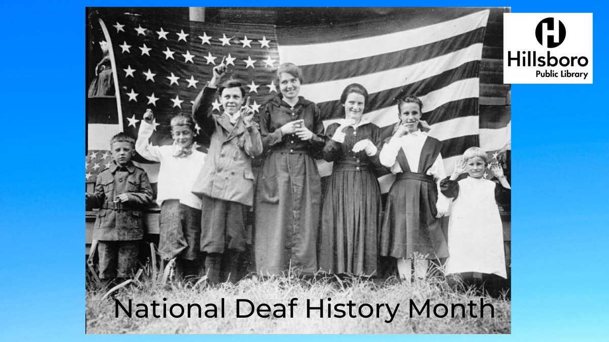 HillsboroLib's tweet photo. Deaf Culture &amp; Awareness Presentation, Mon. March 29th @ 6:30 pm. Danica Alexander presents on deaf culture. Gain insight  &amp; awareness to this community.  https://t.co/d9I2ih6r0O 

#HillsboroLibrary #WCCLS @hillsboro_sd @portlandcommcollege #NationalDeafHistoryMonth #DeafCulture https://t.co/2ldKnEPdwP