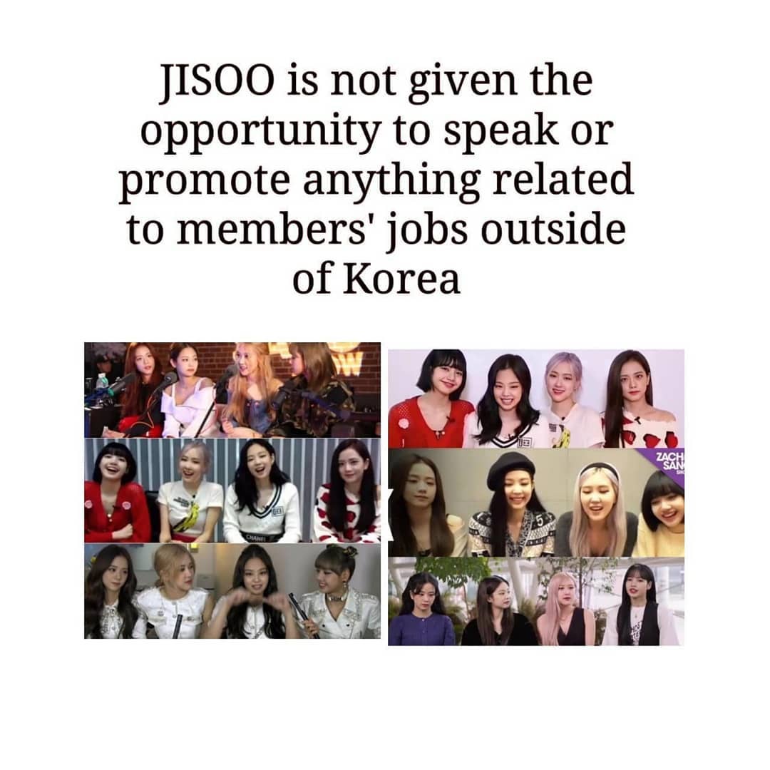 purplxchu's tweet photo. Again and again. Is it hard for him to treat Jisoo fairly? We didn't ask Jisoo to be special. We just want JISOO IN FAIR TREATMENT LIKE OTHER MEMBERS !!! PLIS RESPECT TO JISOO !! He's also THE BLACKPINK PART IF YOU FORGET !!!

#YGRespectJisoo @ygent_official https://t.co/XmrzhFAMqk