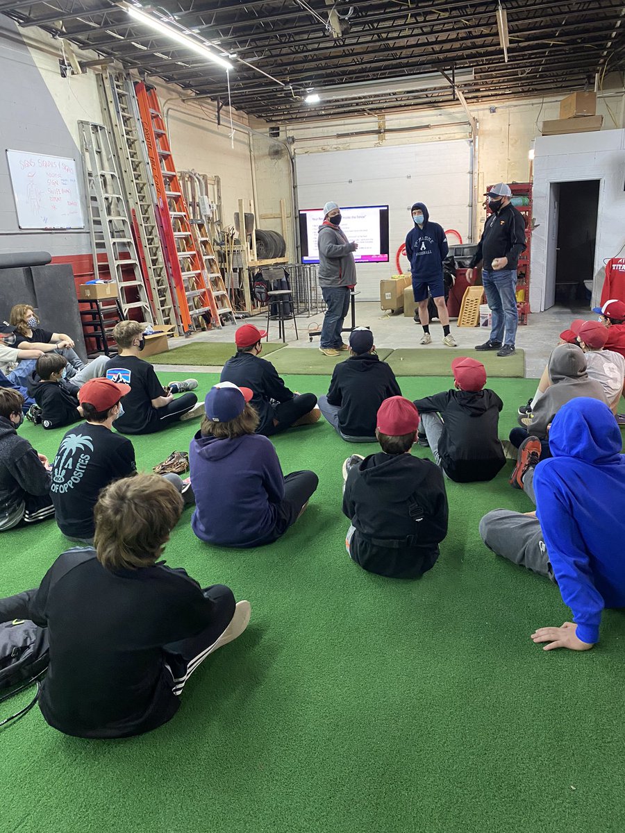 AlexandriaReds's tweet image. Glad to host the next crop of @AlexLLBaseball umpires at The Cage tonight.