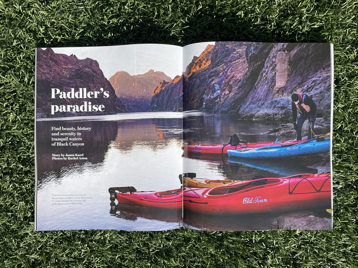 jannaonthemoon's tweet photo. For the spring issue of rjmagazine, I wrote about one of my favorite places in Nevada. 🚣🏼‍♀️

Read about this beautiful Southern Nevada gem and see @Rookie__Rae’s gorgeous photos here → https://t.co/vWrQI2D4hk https://t.co/hTlYDmrQQk