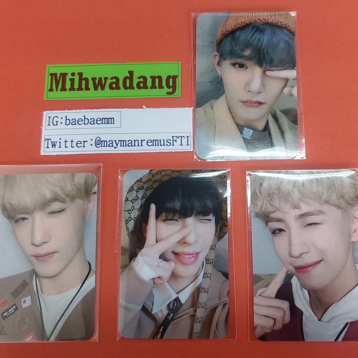 maymanremusFTI's tweet photo. #CIXWTS
#CIXSALE
#CIXWTT
#CIXSALE
CIX  EP4 album POB cards *Hottrack*
용희, 김용희, Kim Yong Hee ヨンヒ
USD11 to 13（JP）each
-WW mail$2 USD. 
- tracking $5 USD
HONGKONG /DM or
https://t.co/QRcFbaUYEH

#CIX交換
#WTSCIX #CIXSALE  #CIXTRADE #CIXWTT #CIXWTS @wts_cix @CIXsell_trade https://t.co/JW1Iccl3RU