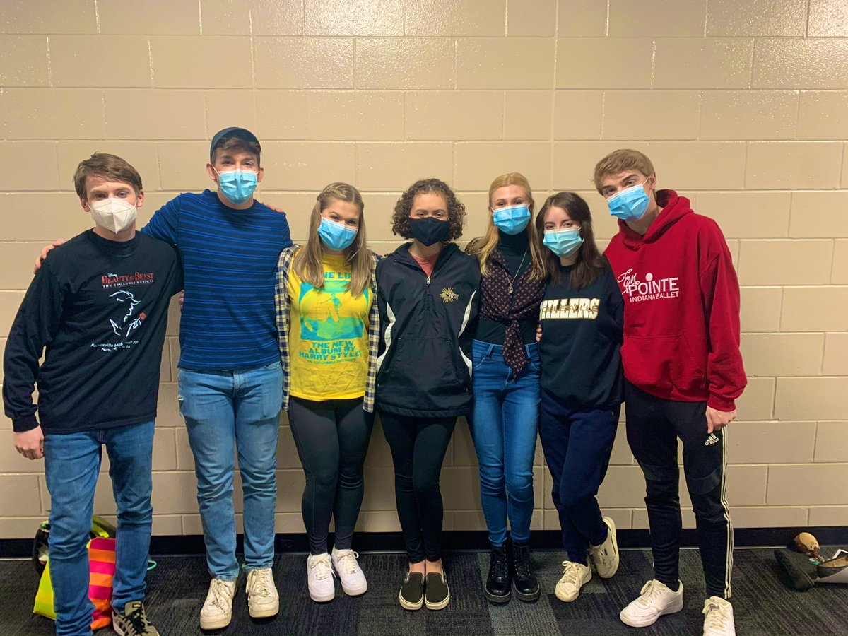BridgetDean2003's tweet photo. So thankful for @NHSTheatre! “All I Really Need to Know I Learned in Kindergarten” was a success! I could not be more grateful for this experience! @troupe8118 #theatre https://t.co/cgSOWaom9l