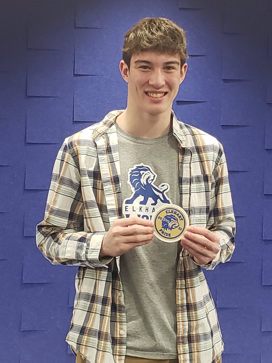 Congrats to Lucas Byrd Elkhart PRIDE award winner for Boys Swimming and Diving!