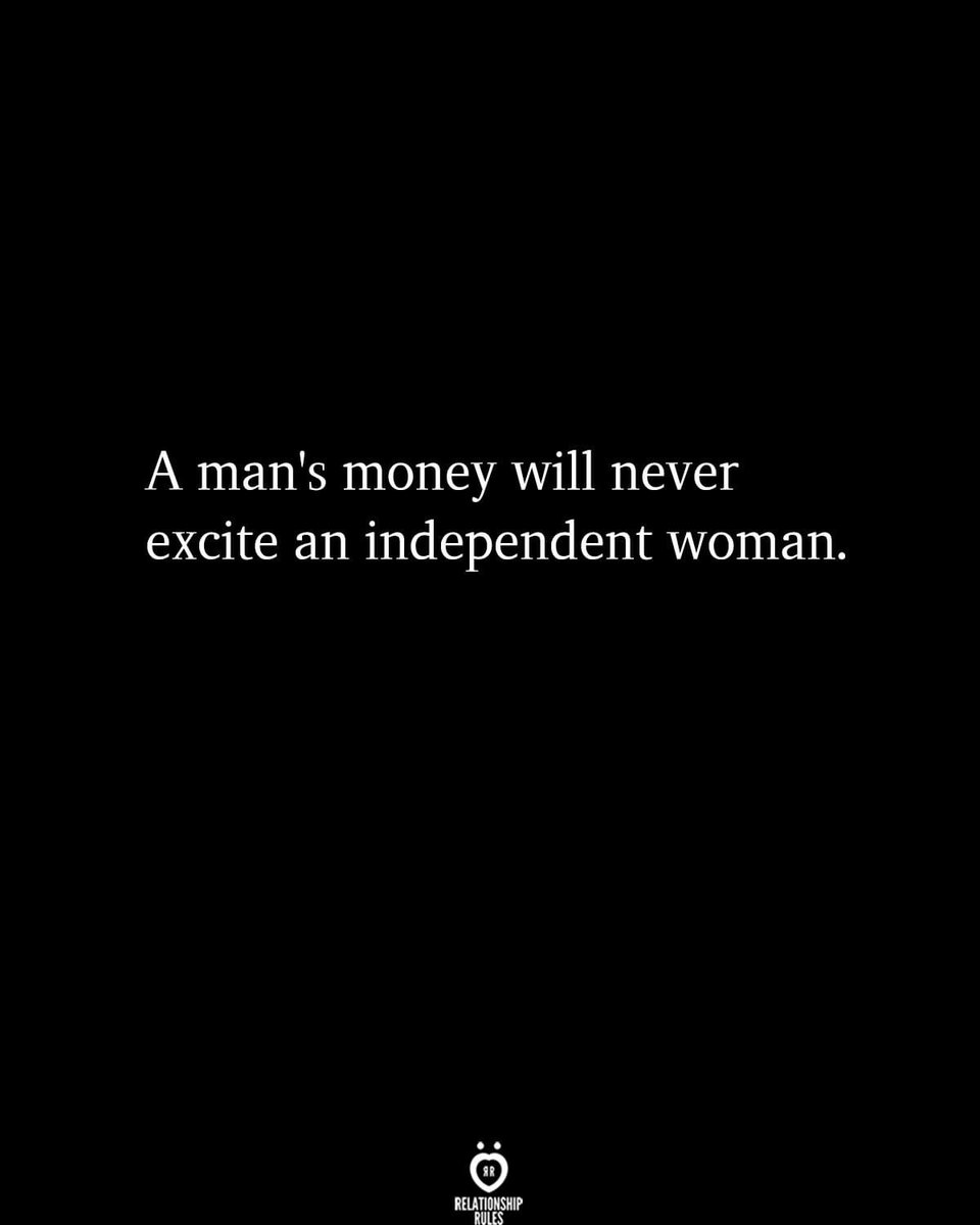 ImTheMissy's tweet photo. This.
No, an independent womanβs excitement is not his money. If sheβs interested, heβs captured her attention. Sheβs interested in him.
#quote #quotes #independentwoman #INTJWoman #INTJFemale #moon #onlyexception https://t.co/7bsBwozBZy
