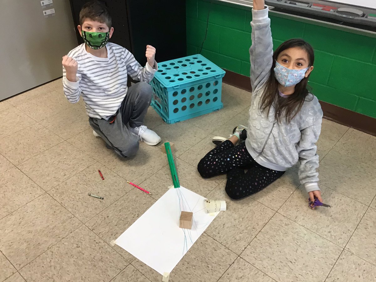 NballBall's tweet photo. Trick Shots called for patience and perseverance. Third graders met the challenge and created their own trick shots. Did I mention it was FUN! #naplescsd #boces4science https://t.co/C5vd3wb7co