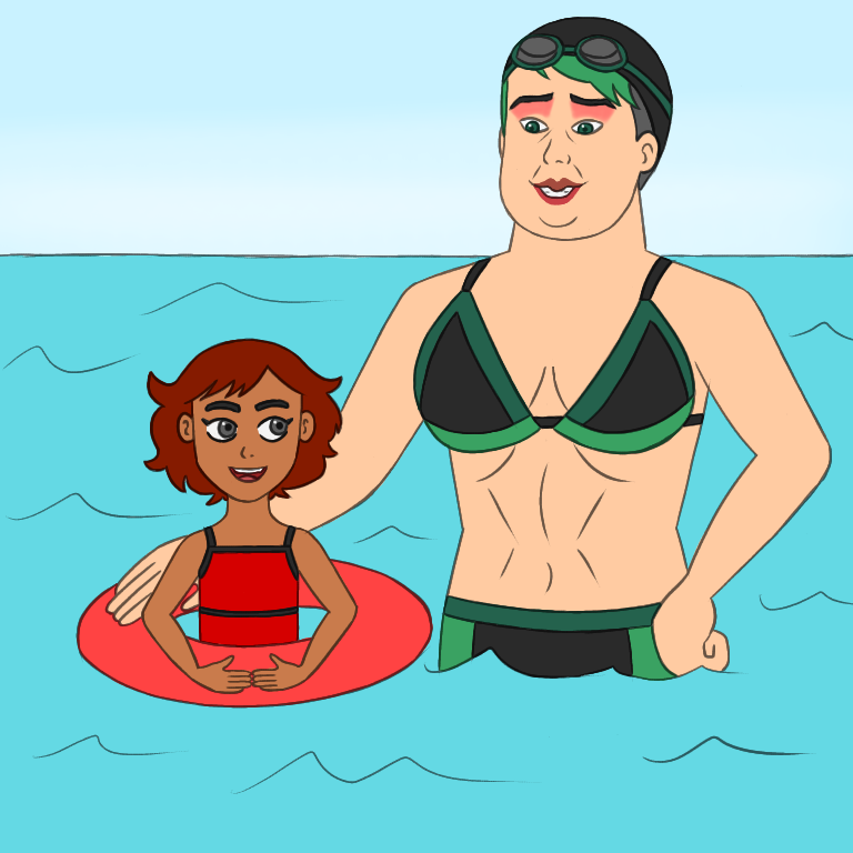 CosmiqueAliene's tweet photo. Coach Brunt and little Black Sheep at the beach! #carmensandiego #carmensandiegofanart #fanart #carmensandiegonetflix #carmensandiego2019 #coachbrunt #vilefaculty #cs2019 https://t.co/ggVK0utEYd