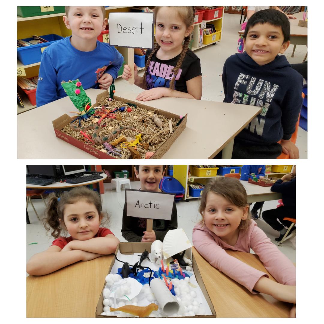 MrsEastonTL's tweet photo. These kindergarteners AMAZED me with their collaboration, communication and creativity when it came to learning about and building habitats. Way to go, Class K-1! 🤯👏 #LearningCommons #CanadianSchoolLibraries @Elwoodelementar @NLESDCA https://t.co/zFuXmYOvN3