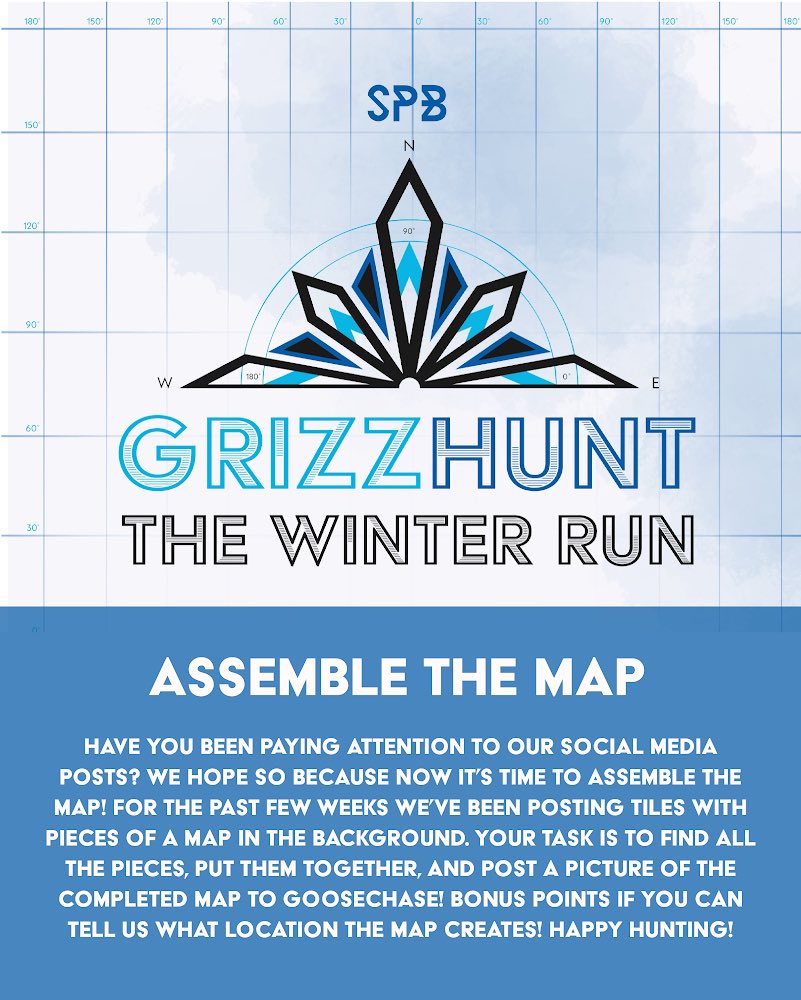OUSPB's tweet photo. It’s time to assemble the map!! Happy hunting Grizzlies!❄️
#ouspb #grizzhunt2021 #thewinterrun https://t.co/S3ukYJjnkF