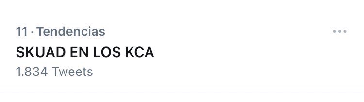 ProyectSKuad's tweet photo. ¡SOMOS TENDENCIA! 

Sigamos usando la frase en todos los tweets, recuerden dar RT también. 

SKUAD EN LOS KCA https://t.co/9vzloLT4Za