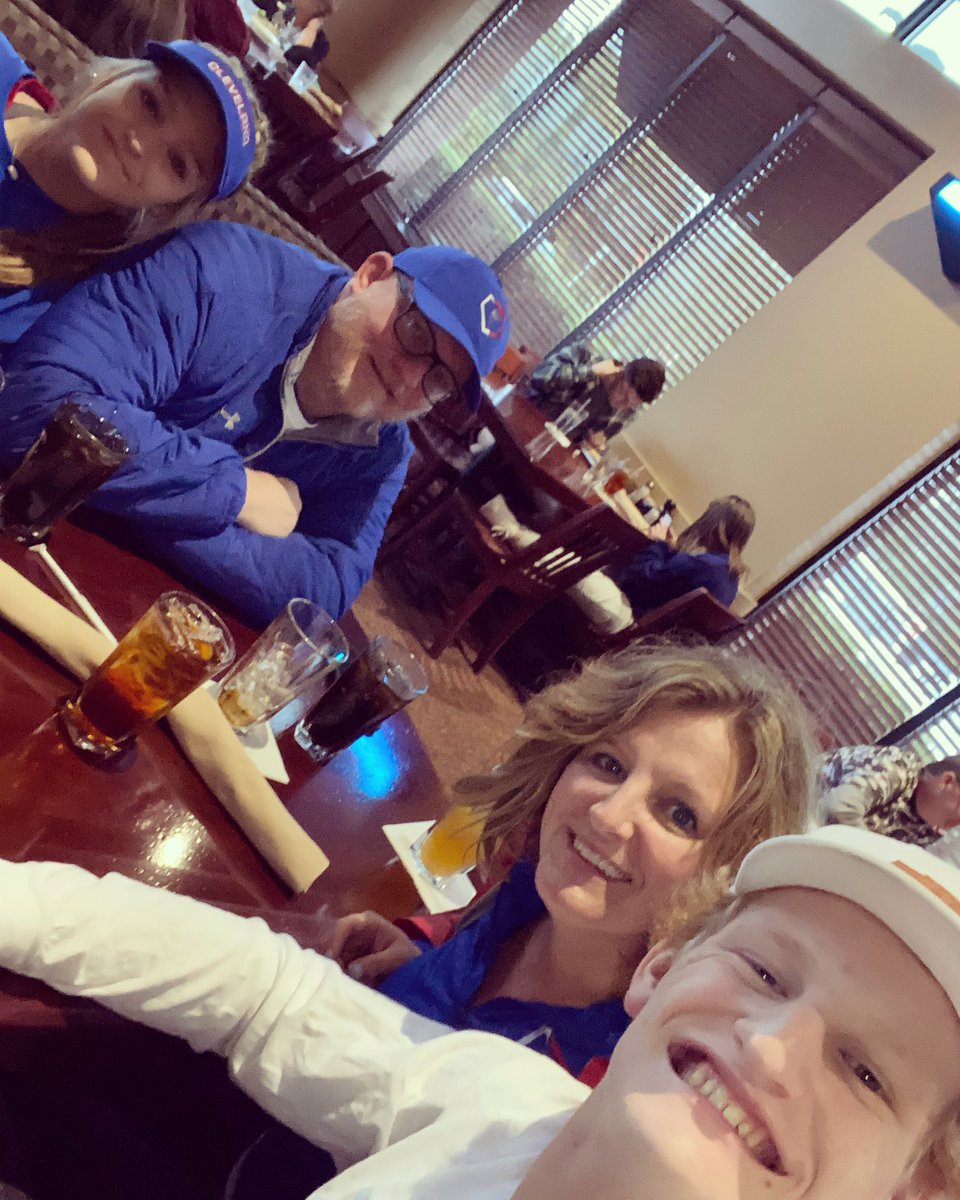 autobryan's tweet photo. Bean’s game was rained out so we celebrated a big accomplishment for the hubbs before heading to the Boro for the state tournament #teamobryan https://t.co/PlhCIQq5uE