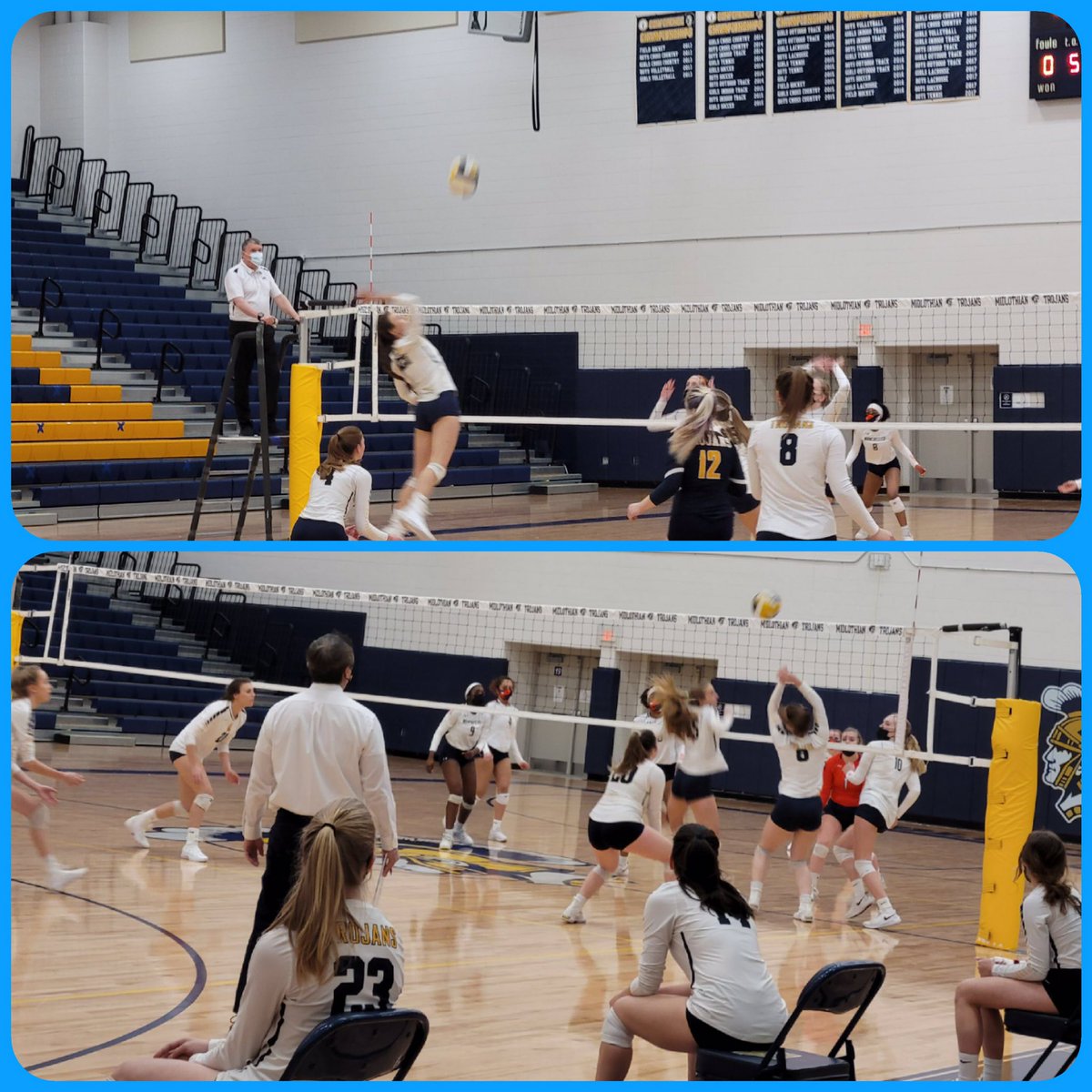 Shea Collins, CAA, M.Ed (@10scollins) on Twitter photo Senior Night <a href="/GoMidlo/">Midlothian HS</a> for our <a href="/GirlsMidlo/">Midlo Girls Volleyball</a> 🏐team <a href="/midlo_2021/">Midlo Class of 2021</a> . We are proud of you & all of your accomplishments on the court & in the classroom! We know you will do great things 💙💛. Great 3-0 win vs. Manchester! Thanks coaches, parents, guardians, fans for your support! Senior Night <a href="/GoMidlo/">Midlothian HS</a> for our <a href="/GirlsMidlo/">Midlo Girls Volleyball</a> 🏐team <a href="/midlo_2021/">Midlo Class of 2021</a> . We are proud of you & all of your accomplishments on the court & in the classroom! We know you will do great things 💙💛. Great 3-0 win vs. Manchester! Thanks coaches, parents, guardians, fans for your support!