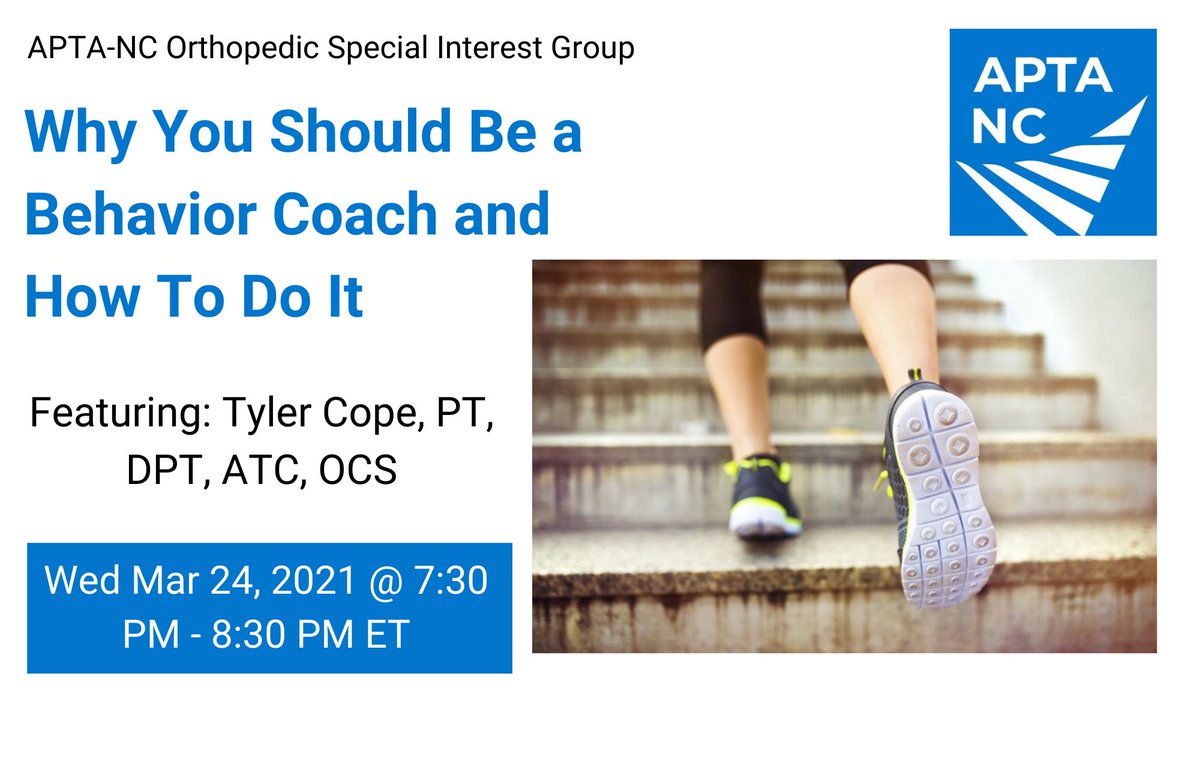 APTANCOSIG's tweet photo. We’re back! Mark your calendars and be sure to join us to learn how to be a behavior coach for your patients. We will be meeting on zoom to discuss this important topic.🔥 See below for Zoom Meeting ID and Passcode! https://t.co/FkxGcjnmOo