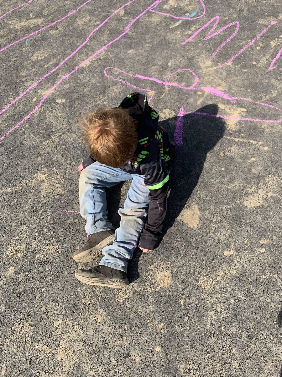 In Kindergarten, we have been enjoying the nice weather and spending a lot of time outside! ☀️