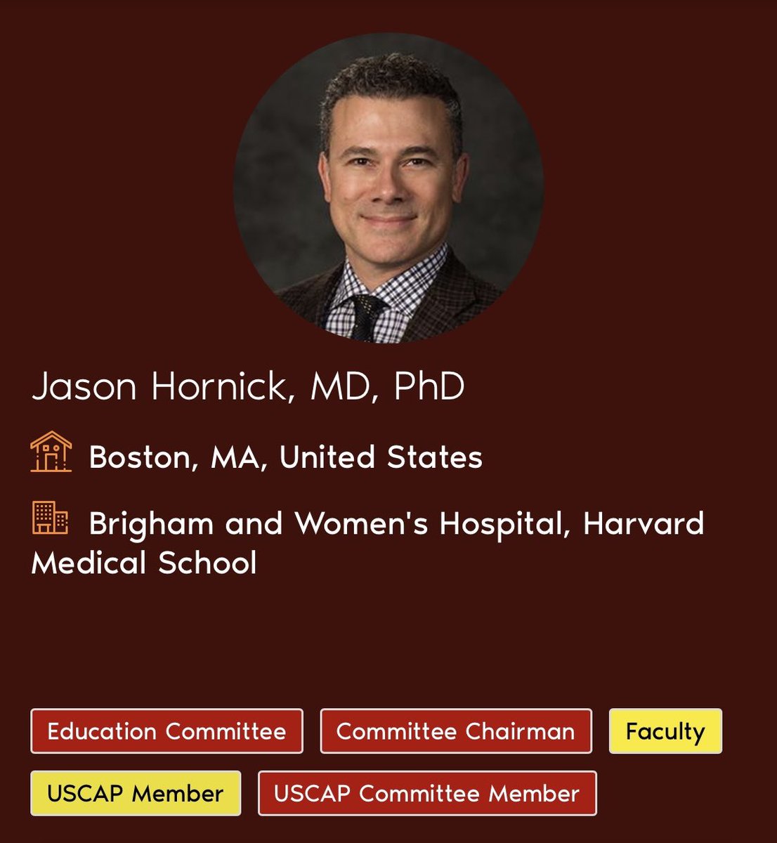 JLHornick's tweet photo. So excited for tomorrow’s session! Please join me! #BSTPath #USCAP2021 https://t.co/73ClfM7CPL