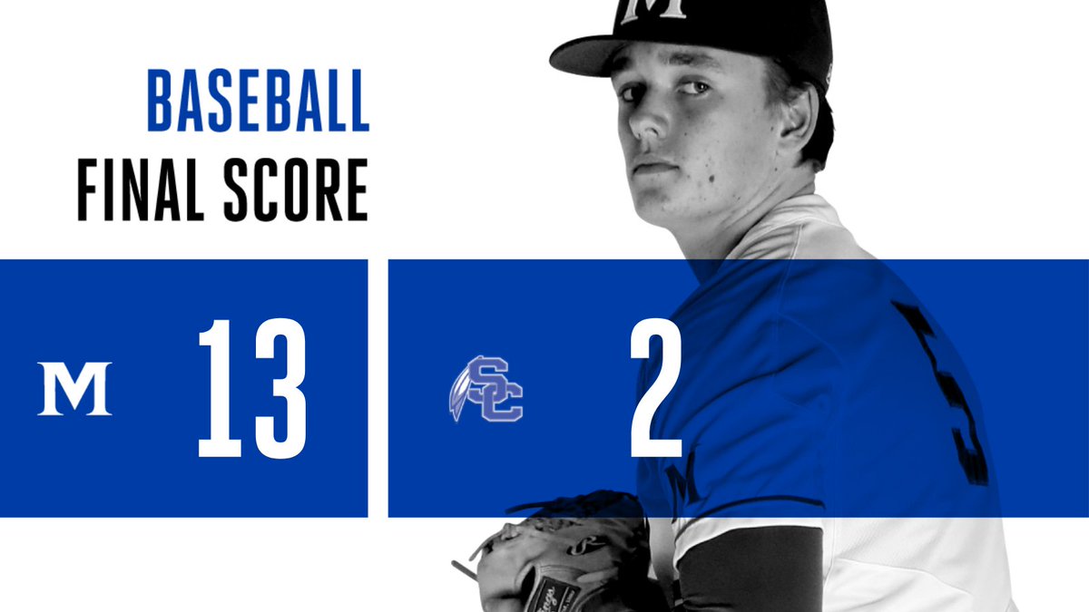 McCallieSports's tweet photo. Final: @McCallieBseball 13, Sequatchie County 2 (5 inn). Mirabella &amp; Baker combine on a 2-hitter with 10 strikeouts in the Blue Tornado's season opener. Berry 3-for-3; Glover 3 RBI. #GoBigBlue https://t.co/WbNqt4NYyL