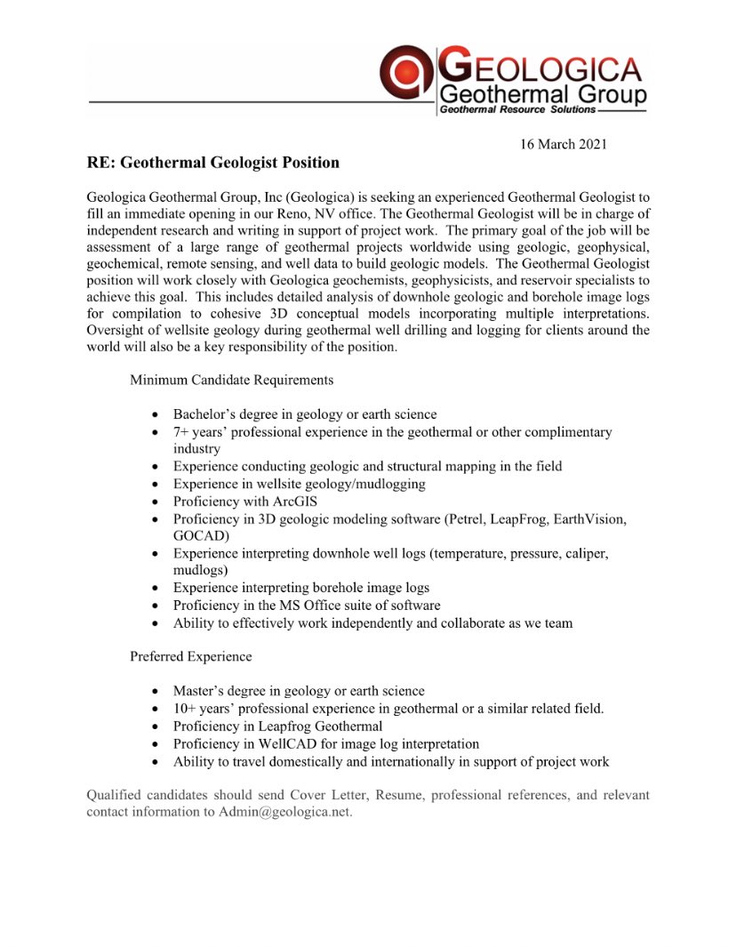 Geologistjobs Twitter Search