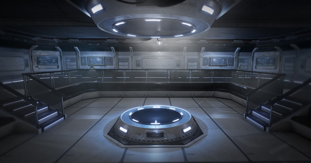 Another sneak peek of the interior of our colony ship. This time featuring the Comms Room, where two glass surfaces will project an important mission statement. 💡 #techhunter #madewithunity #gamedev #gamedevelopment #3DArt #openworld #freeroam #scifi #scifigame #puzzle #game