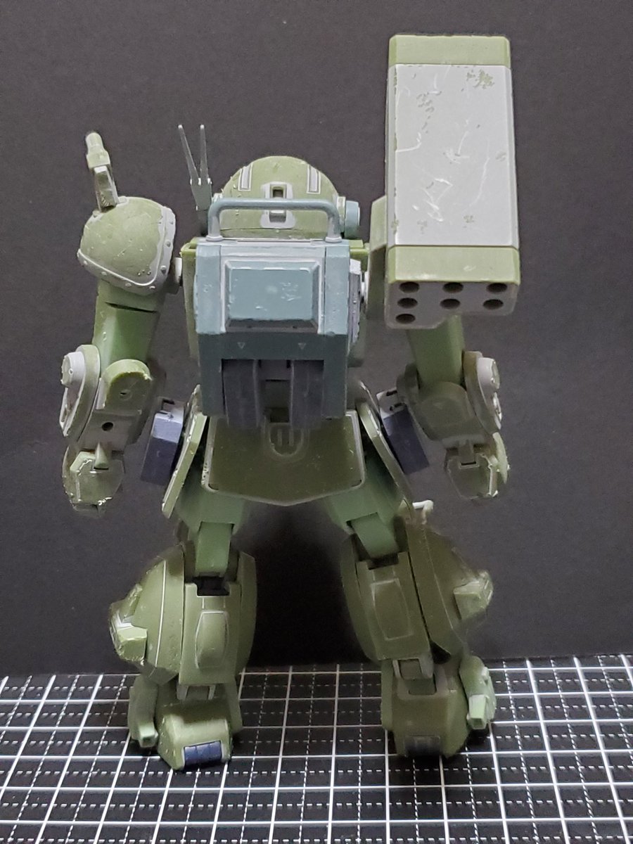 ペロちゃん ペロモデラー プラモデル ダメージ加工した W B 表面処理なんでしたん ってくらいまでww 次から部位ごとに塗装してこ 次回 ヘッド 明後日 そんな先の事はわからない