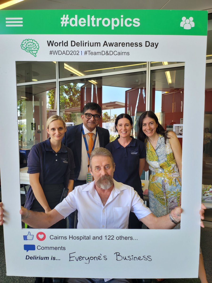 ajjuss's tweet photo. #WDAD2021 Key theme "Delirium is everyone's business " for the day @CairnsHHS @edstrivens @RoselaniHenry @ramesh70 @meta4RN @MichelleEwingt1 @janejor92225582 @ANZDA_delirium @iDelirium_Aware @paljasB @A_MacLullich @EDA_delirium @AmerDelirium #Declared2021 https://t.co/la8IcDmvVJ