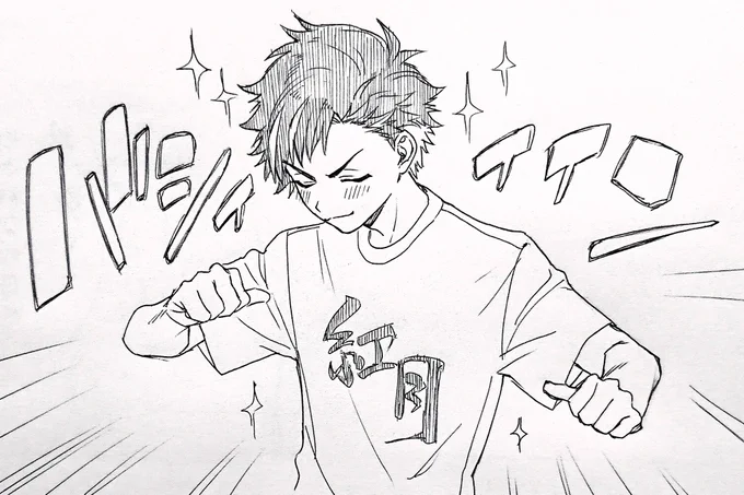 紅月Tシャツをドヤァァしてくる鉄 