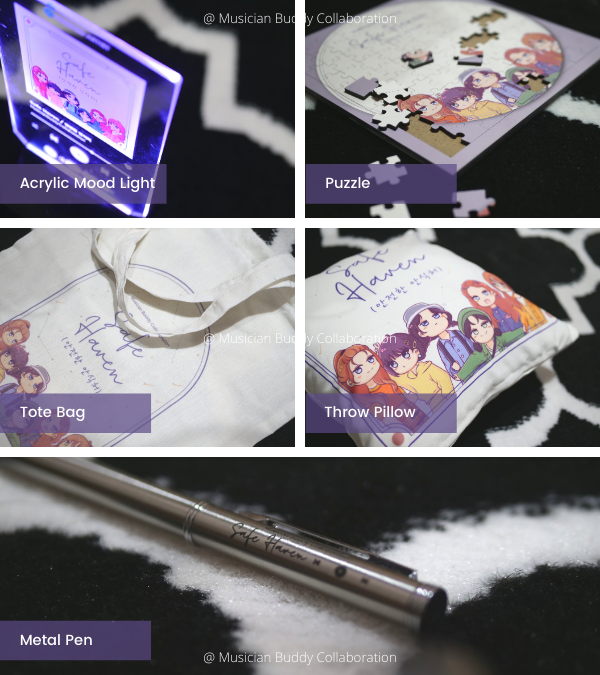 MusicianBuddyC's tweet photo. [MERCHANDISE PREVIEW]

BUDDY, we'd like to help increase GFRIEND album sales. Would you be interested in purchasing SAFE HAVEN's merch? Profit will go to GFRIEND's album! And it'll be available WORLDWIDE. Let us know what u think so we can decide if we produce the goods or not 😊 https://t.co/zmBIBhYoOx