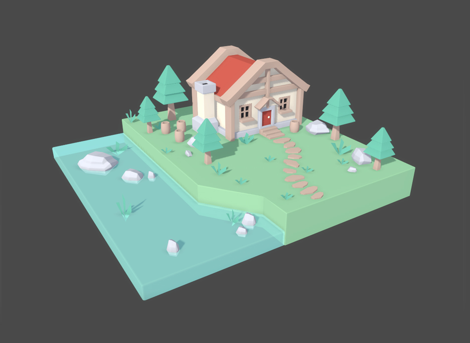anna_art_design's tweet photo. Recently I've been exploring low-poly, limited palette 3D models. It's been a relaxing adventure. 🏠 #3DArtist #3DArt #DigitalArtist #LowPoly #LimitedColour #GameDev  #medieval https://t.co/huqnlZYZRs