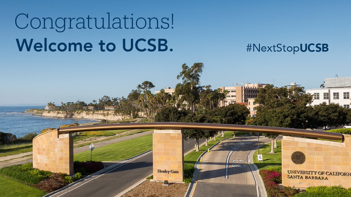 UCSBPhysics's tweet photo. Congratulations to the newest members of our Gaucho family. Welcome to #UCSB! #NextStopUCSB #UCSBPhysics #TheWorldGetsChangedHere https://t.co/MIhP6efBh9