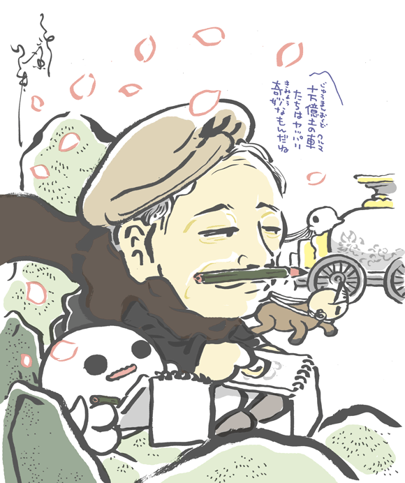 #妖界東西新聞 【億土車輌スケッチ塚】https://t.co/irWVIdSDlS 