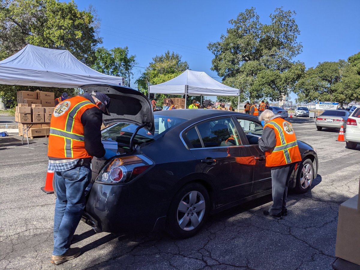 Our Squadron members supporting the <a href="/LAFoodBank/">LA Regional Food Bank</a> with a food drive in at Whiteman Airport.