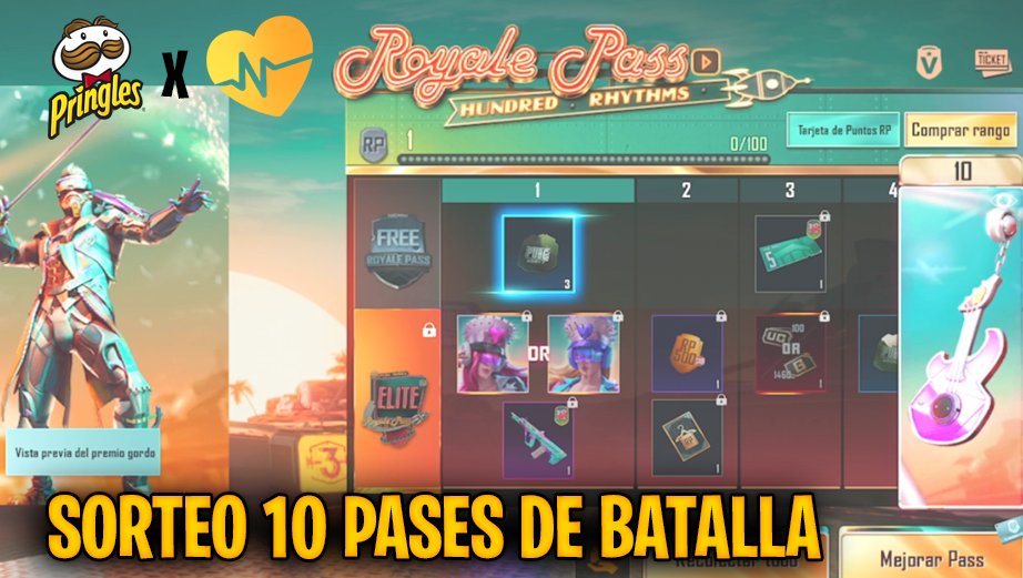 ¡SORTEO DE 10 PASES DE BATALLA TEMPORADA 18 DE PUBG MOBILE!

Participa aquí: bit.ly/3vr0S4C
*Resultados 21/03/2021

@Pringles_es
 #PringlesGaming
<a href="/PUBGMOBILE/">PUBG MOBILE</a>