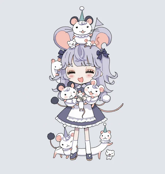 ねずみがいっぱい 