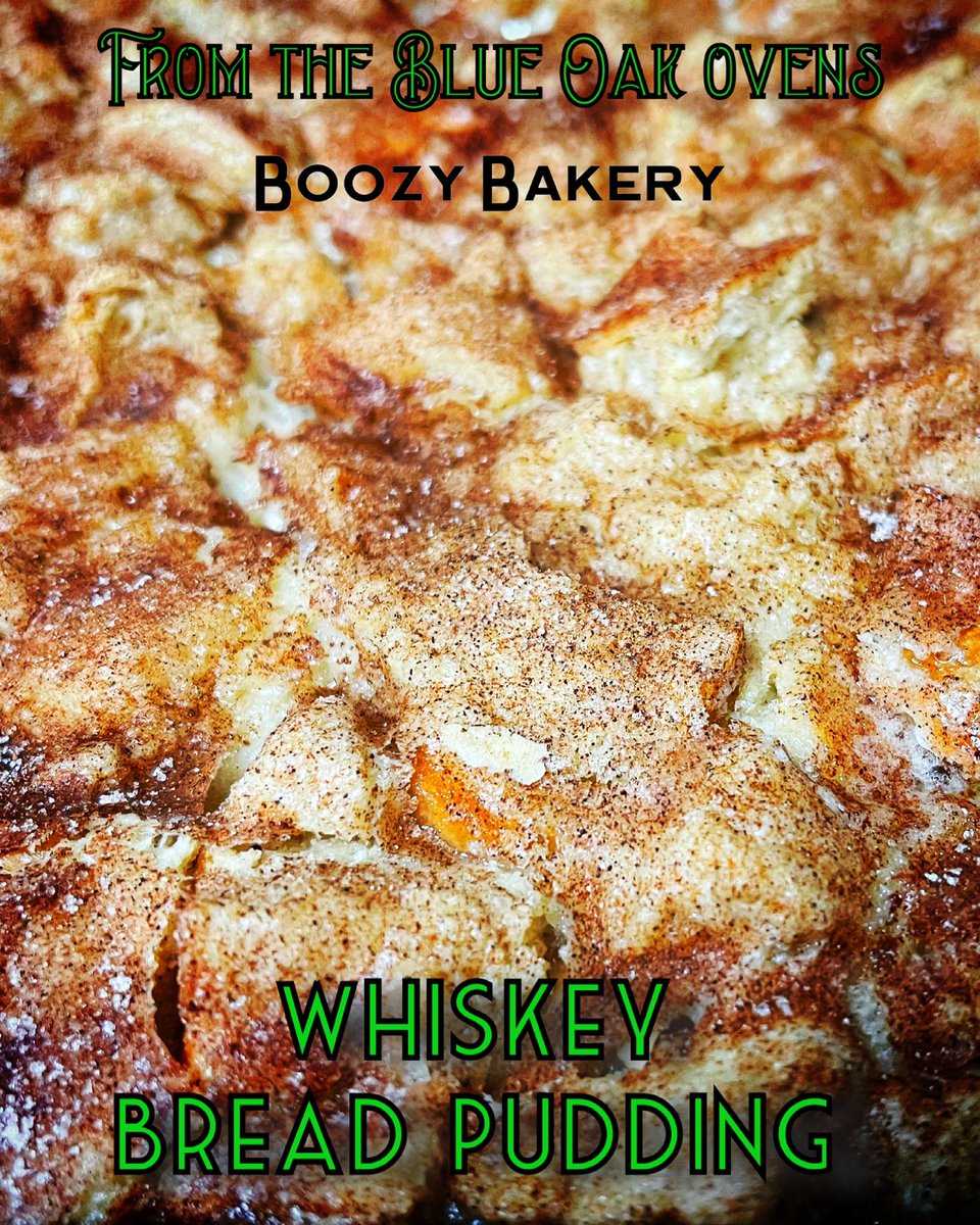 BlueOakCoffee's tweet photo. Available in the morning....whisky bread pudding! Made from scratch and from the Blue Oak ovens! Happy St Patrick’s Day everyone! #blueoakcoffee #downtownbakersfield #boozybaking #breadpudding #whiskeybreadpudding #stpatricksday #its5oclocksomewhere #bakersfieldbakery https://t.co/usA3oLPaWQ