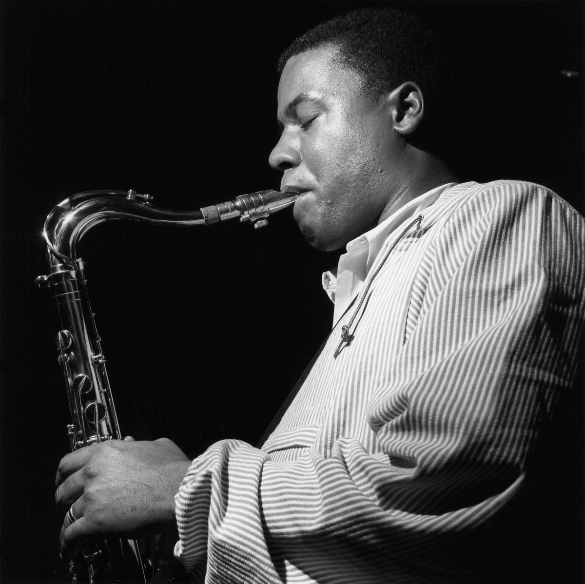 Put on late-night classics by Blue Note legends like <a href="/Wayne_Shorter/">Wayne Shorter</a>... Hear the great saxophonist &amp; composer's beguiling ballad "Penelope" from "Etcetera" (1965) on our "Night Dreamer" playlist: bluenote.lnk.to/NightDreamer 

Photo: Francis Wolff © Mosaic Images