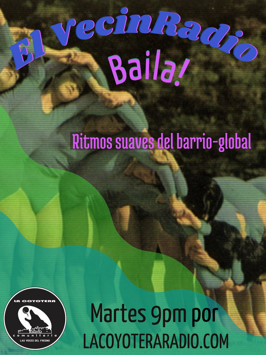 chacsol's tweet photo. Sintoniza ya https://t.co/zqqeNd0MzF que a las 9PM comienza #ELVecinRadioBAILA! Ritmos suaves del barrio-global, con música para alegrar el espíritu, seleccionada por @floweredbrain  @Lili_Anaz @plebitaenojada @dianinapg
 :: tendremos la música de Joel Peralta desde Tijuana :: https://t.co/OzRYEdL7se