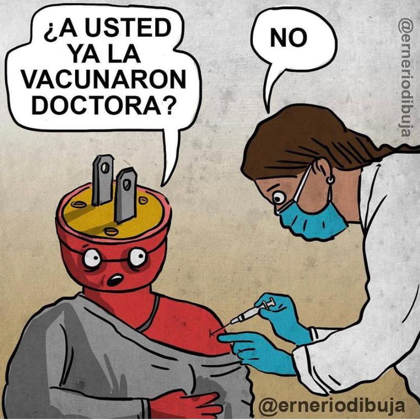 palindromica's tweet photo. Esta ha sido la caricatura más popular hoy en el mundo médico de mi Venezuela. Sin comentarios https://t.co/u4UUWpOH5O
