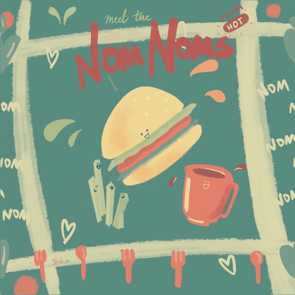 ahcir's tweet photo. Always. Hungry.
.
.
.
#todayithunk #illustration #foodisbae #nomnom #coffee #sketch #procreate #procreateart #hungry #hangry https://t.co/1jS14jLZNx