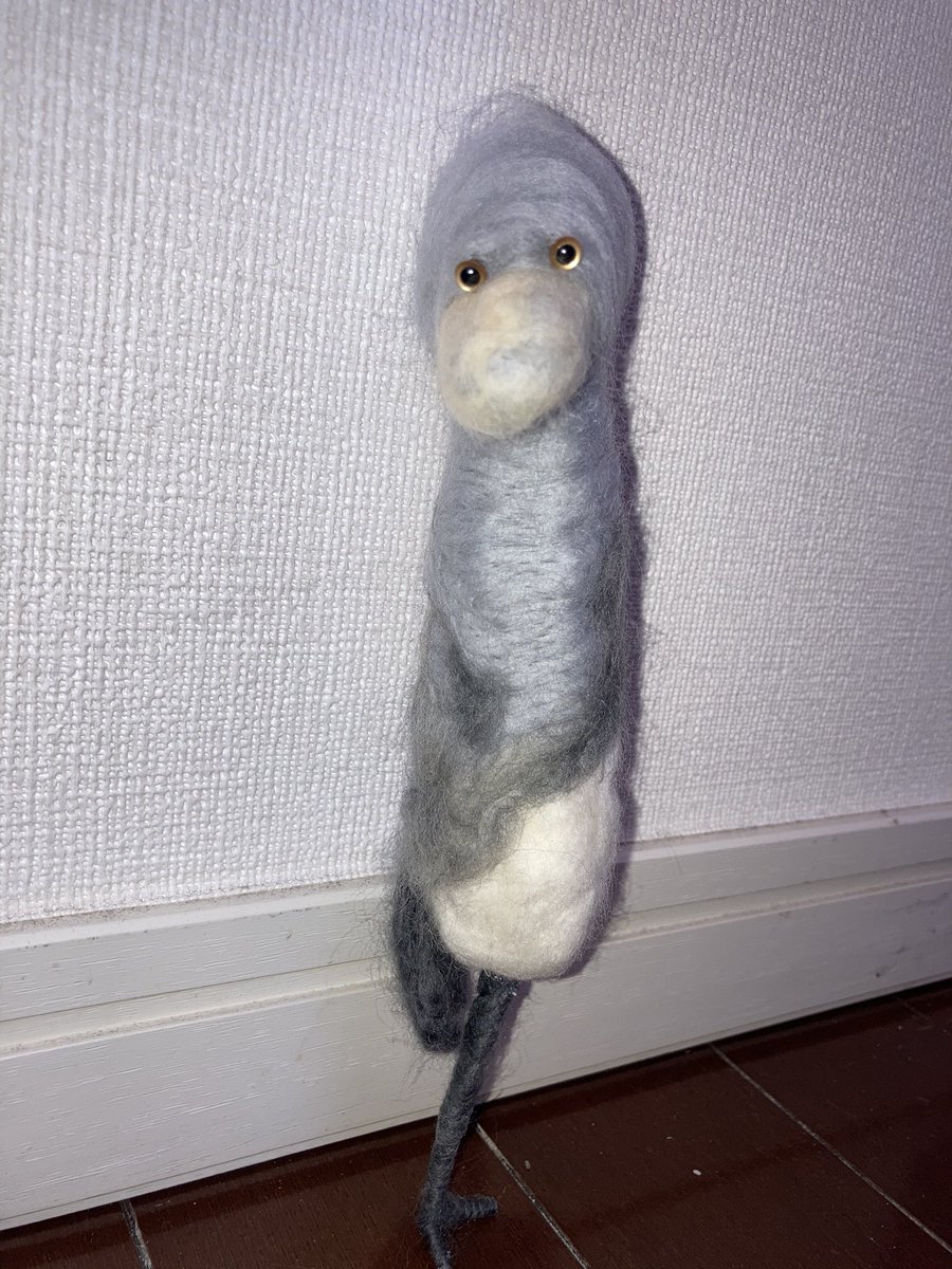 ごめんね 完成させてあげられなくて 羊毛フェルトでハシビロコウ作ったら物凄い虚無感を醸し出してきた これはこれで Togetter ごめんね 完成させてあげられなくて 羊毛フェルトでハシビロコウ作ったら物凄い虚無感を醸し出してきた これはこれで Togetter