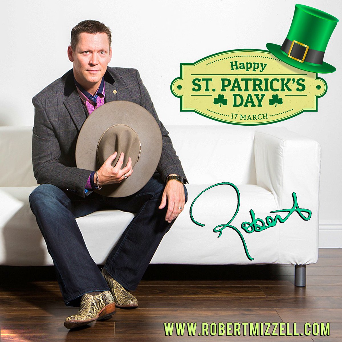 ☘️ Happy St.Patrick’s Day ☘️ 

#StPatricksDay  #robertmizzell