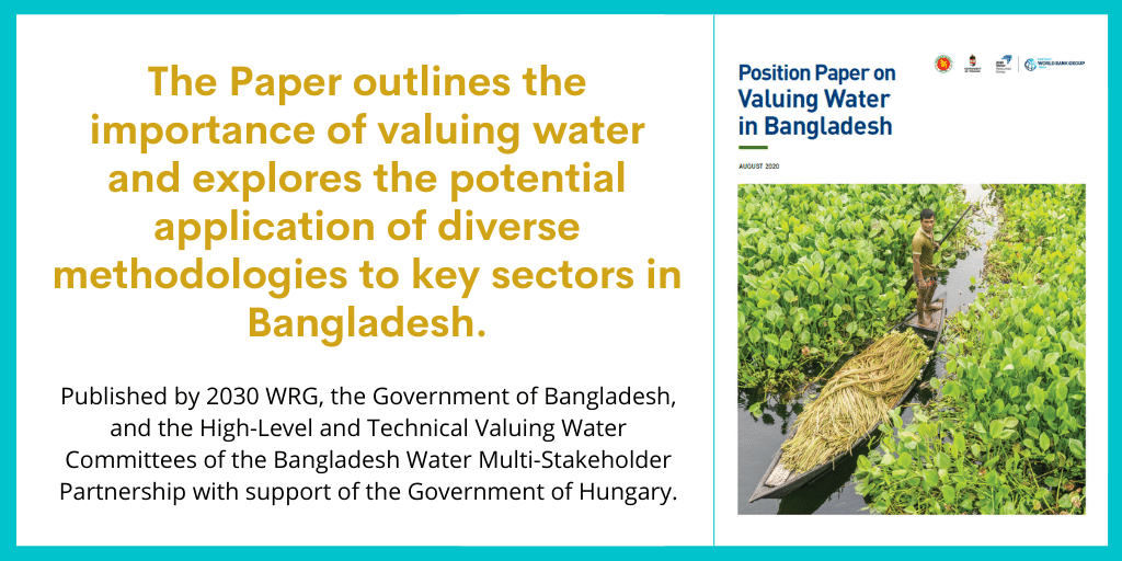 2030WRG's tweet photo. Bangladesh is doing something unprecedented: Considering the Value of Water at a national level. Learn more about this initiative here: https://t.co/OcS6B8satS

#GovernmentOfBangladesh @2030WRG @abouthungary @Bheincz
#valuewater #WorldWaterDay https://t.co/a0d82DWlk7