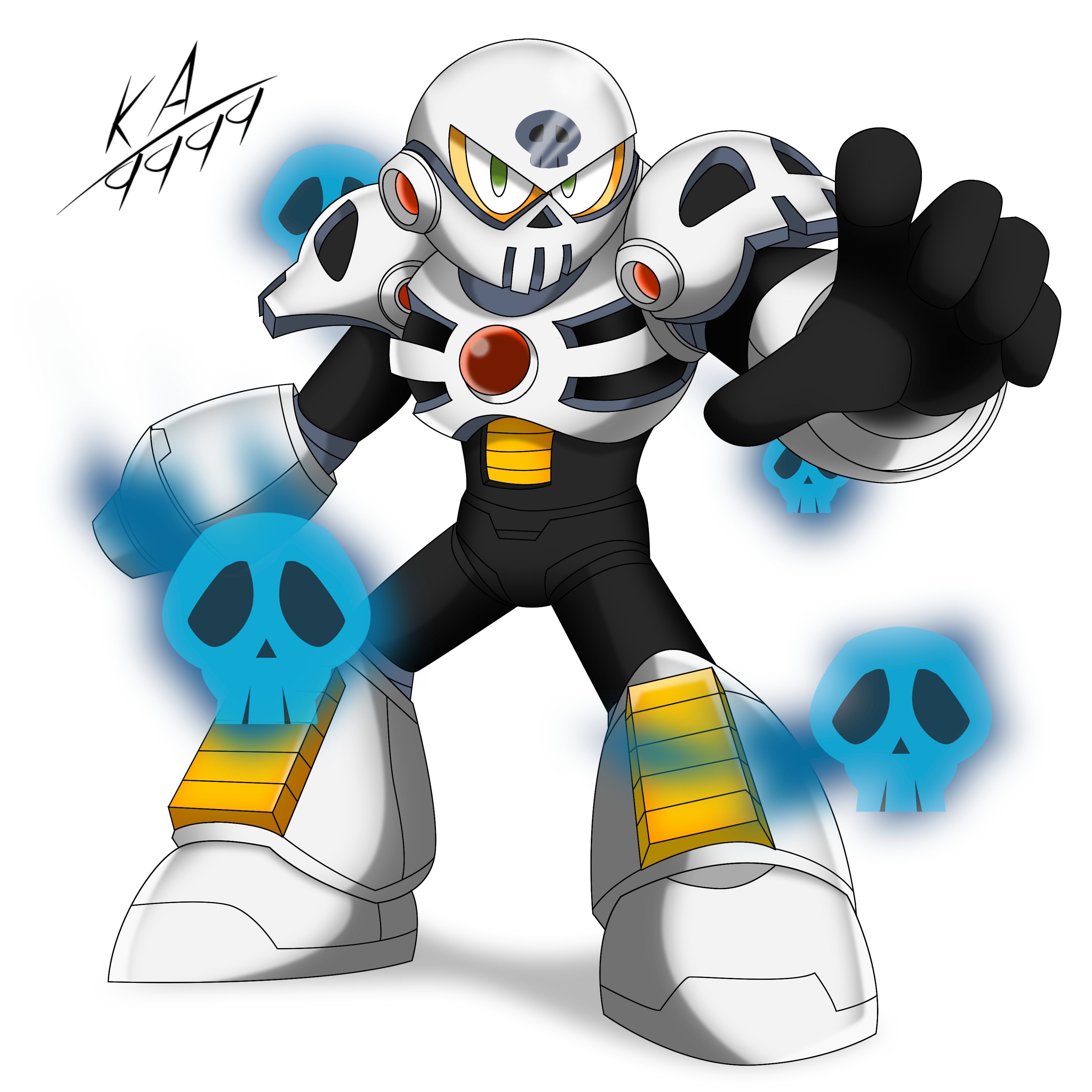 Kevin Ka9999 Alberto Dwn 032 Skull Man Capcom Megaman Megaman4 Robotmaster Fanart T Co Agzc5yyb6t Twitter