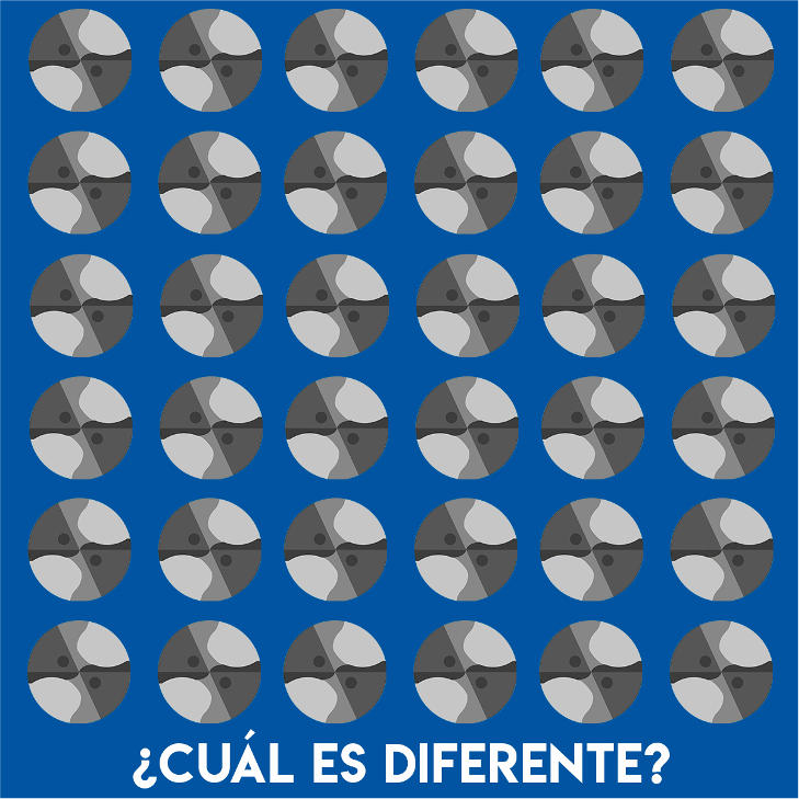 OsgRoyco's tweet photo. ¿Qué tan buen ojo tienes? Encuentra la broca diferente a las demás. https://t.co/AT0JhjBf6F
