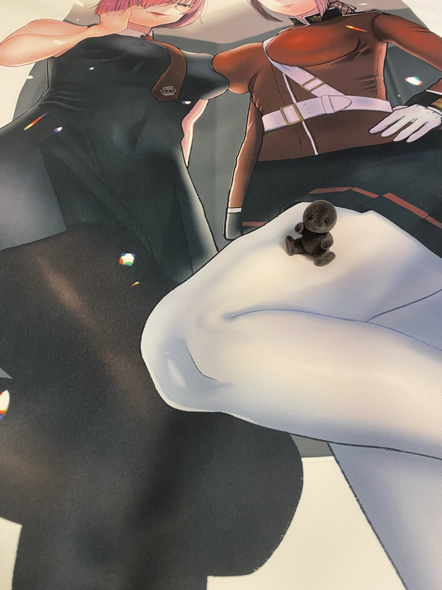 フレスさん(@fules_jp)にタペストリーの無料サンプル送っていただきました。
瞳の反射光やタイツの質感まで綺麗に印刷してくださってます。
需要があればこういったグッツなども作ってみたいです。 