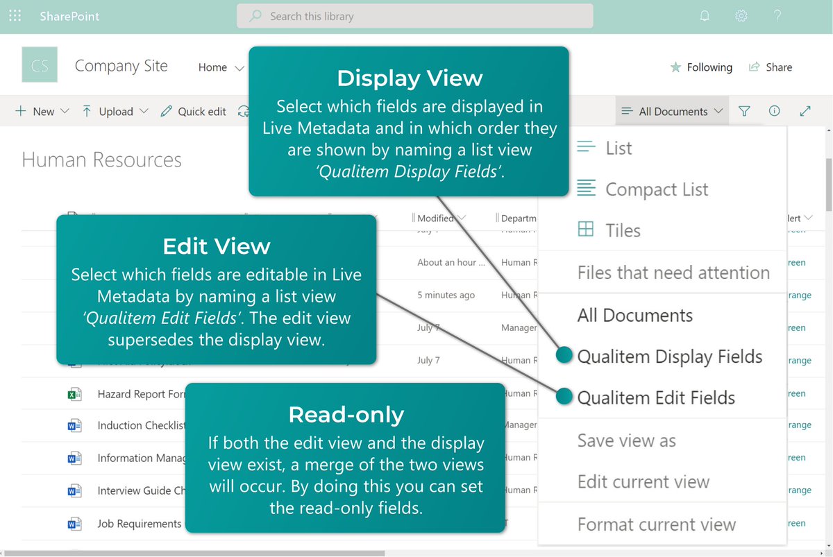 QualitemGroup's tweet photo. Live Metadata helps coordinate your document #metadata in #SharePoint by giving you direct access within your document!
Get your free trial of Live Metadata today and simplify your document #metadatamanagement: https://t.co/Lw75DbUZ0u

#documentmanagement #microsoft https://t.co/wGxu4CQbnf